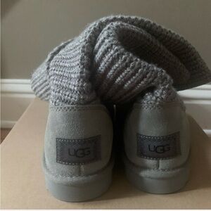 UGG Women's Gray Knit Boots